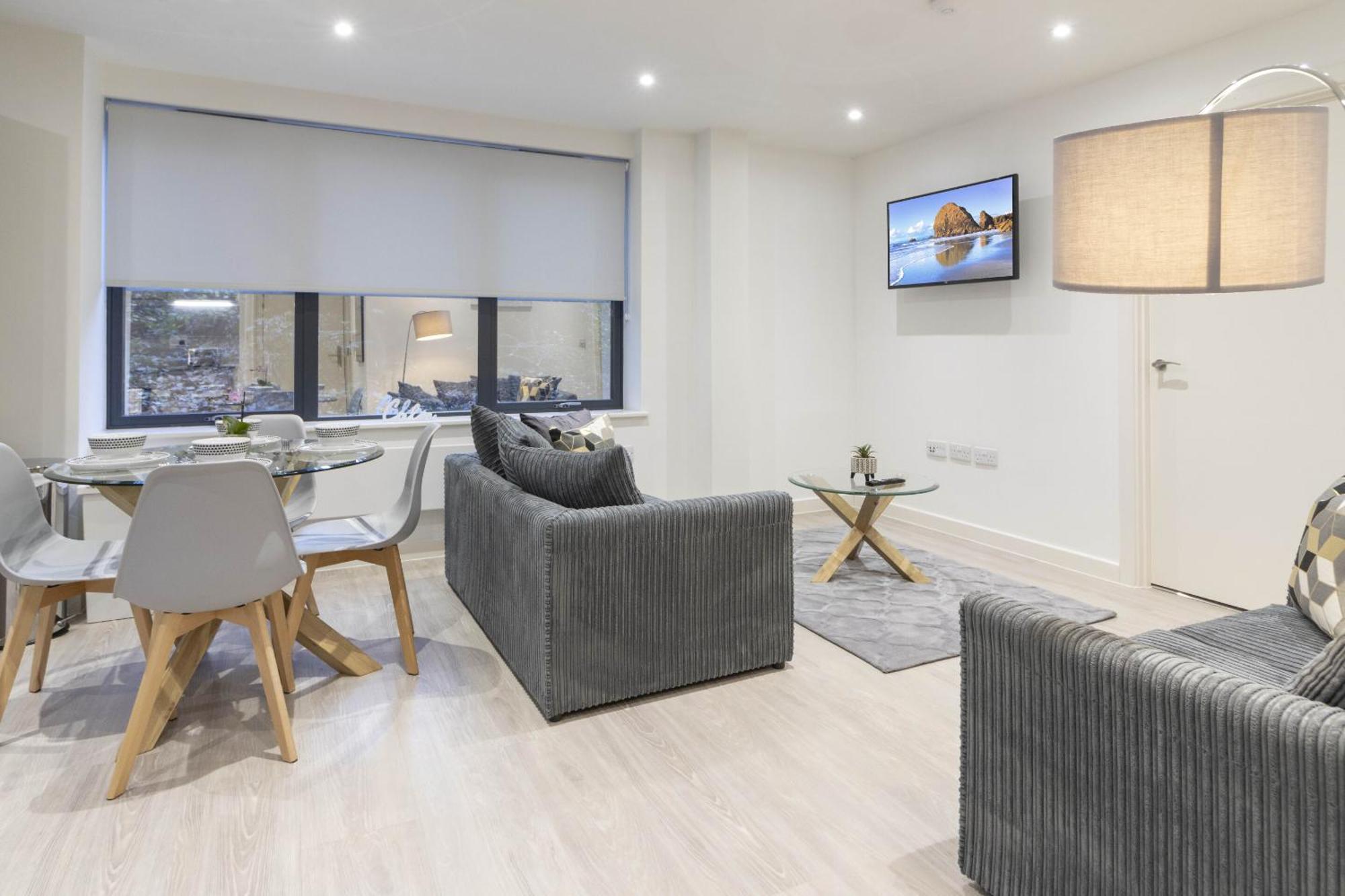 Linacre 1&2 - One And Two Bed Flat Behind The Cathedral With Free Parking And Fast Wifi Apartamento Exeter Quarto foto